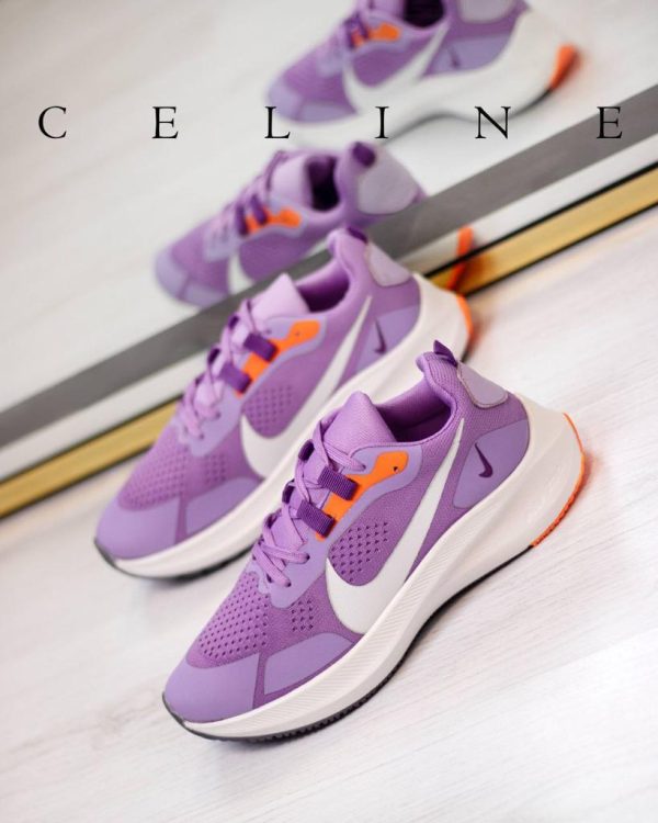 کتونی ورزشی بافتی نایک زوم nike zoom رنگی دخترانه