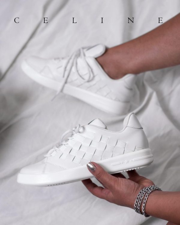 کتونی ونس شطرنجی شنل chanel vans سفید