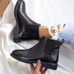 نیم بوت بغل کش ساده