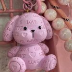 آویز و جاکلیدی خرگوش سرامیکی love