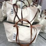 کیف زارا‌ قایقی حصیری